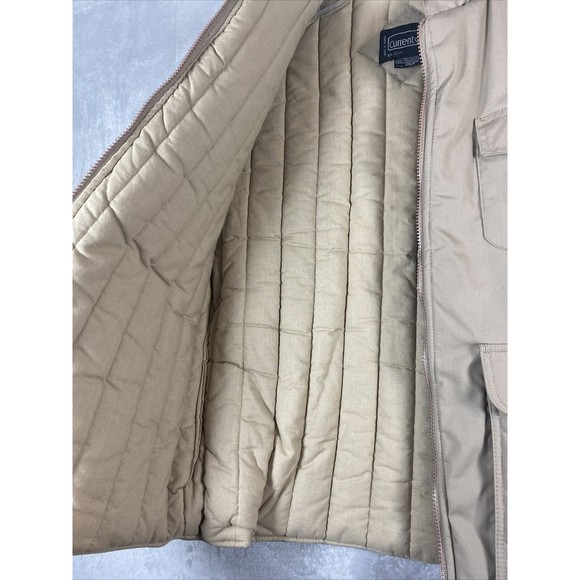 Current Seen Vintage Canvas Puffer Cargo Vest, Large - Picture 6 of 9